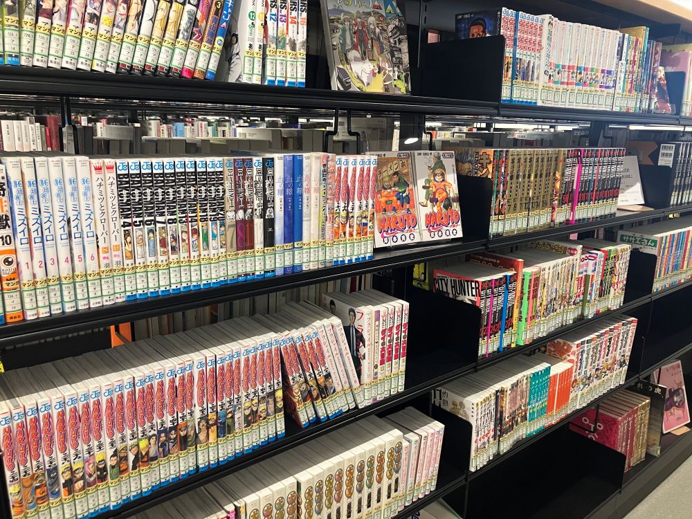 マンガコーナー中野東図書館
